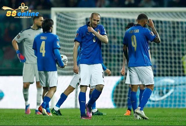 Italy tiếp tục thất bại trước Bắc Macedon đánh m,ất cơ hội tam dự giải bóng đá World cup