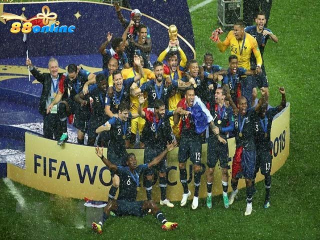 Đội tuyển bóng đá pháp 2 lần giành giải bóng đá World Cup năm 1998 và 2018 
