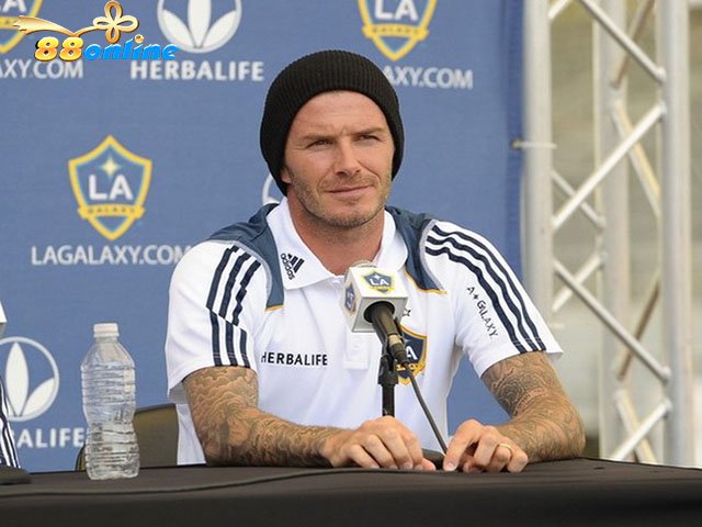 Trong buổi họp báo của mình Beckham đã nói rằng mình tới Los Angeles Galaxy không phải để trở thành ngôi sao mà đến để trở thành một phần của đội bóng