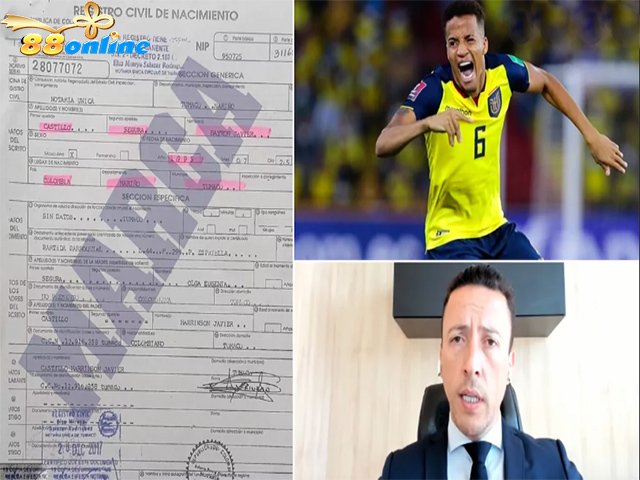 FIFA mở Cuộc điều tra tư cách hợp lệ của hậu vệ cánh quốc tế người Ecuador Byron Castillo làm giả giấy khai sinh và hộ chiếu