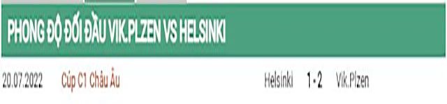 nhận định kèo bóng Viktoria Plzen vs HJK Helsinki