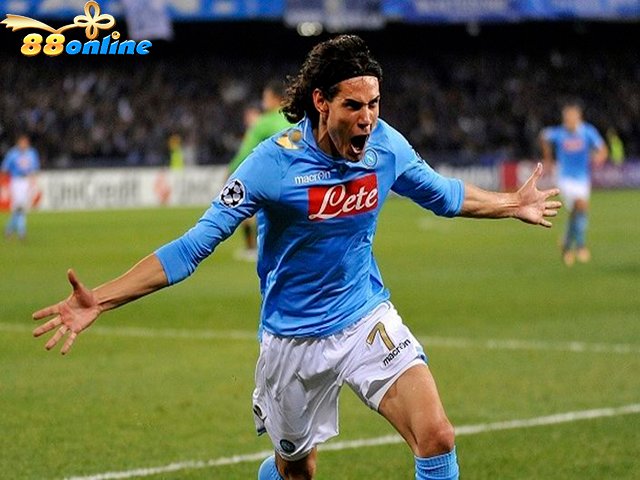 Vào mùa hè 2010, Cavani gia nhập clb Napoli theo dạng cho mượn. tại đây anh đã giúp đội bóng này đánh bại Elfsborg trong trận play-off Europa League