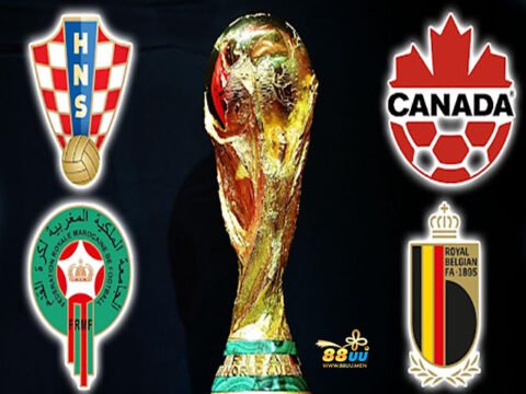 Xem trước bảng F World Cup: Bỉ, Canada, Maroc, Croatia